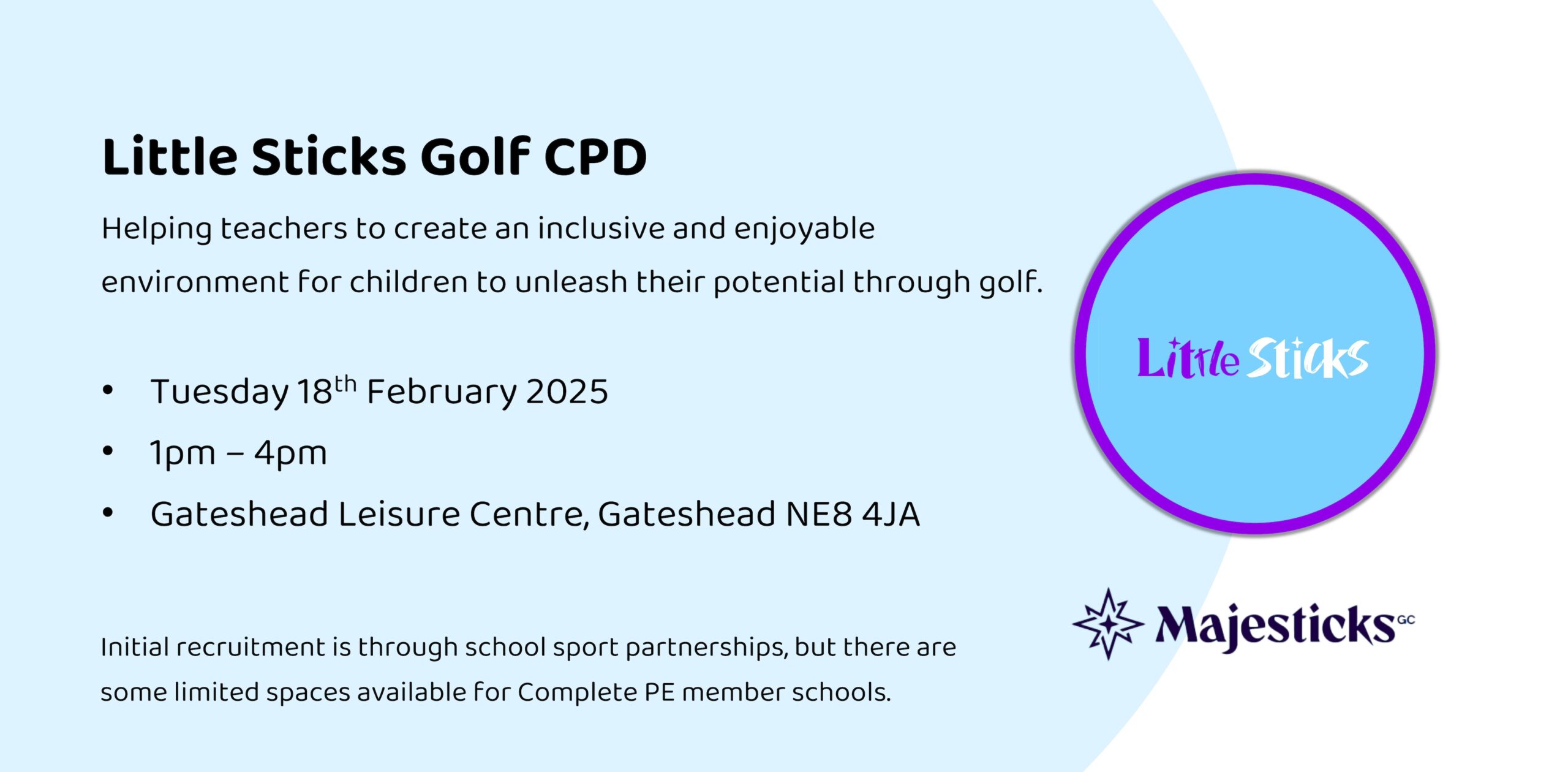 Little Sticks | Golf CPD Tyne and Wear